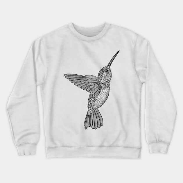 Hummingbird 2 Crewneck Sweatshirt by katerinamk